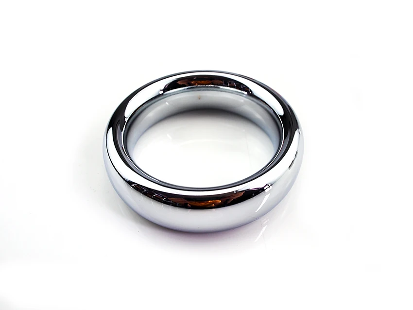 50mm  stainless steel cock ring scrotum stretcher penis ring ejaculation ball stretcher