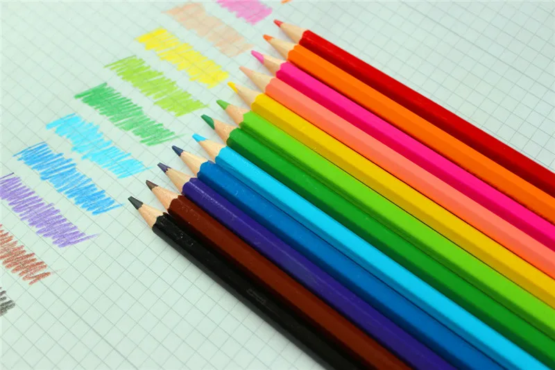Rainbow Dermatograph Made in China 18pcs Colored Pencil