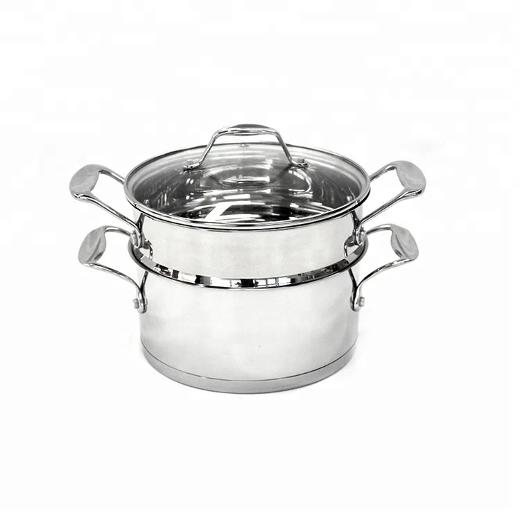 Пароварка для риса/кукурузы из нержавеющей стали 2 слоя