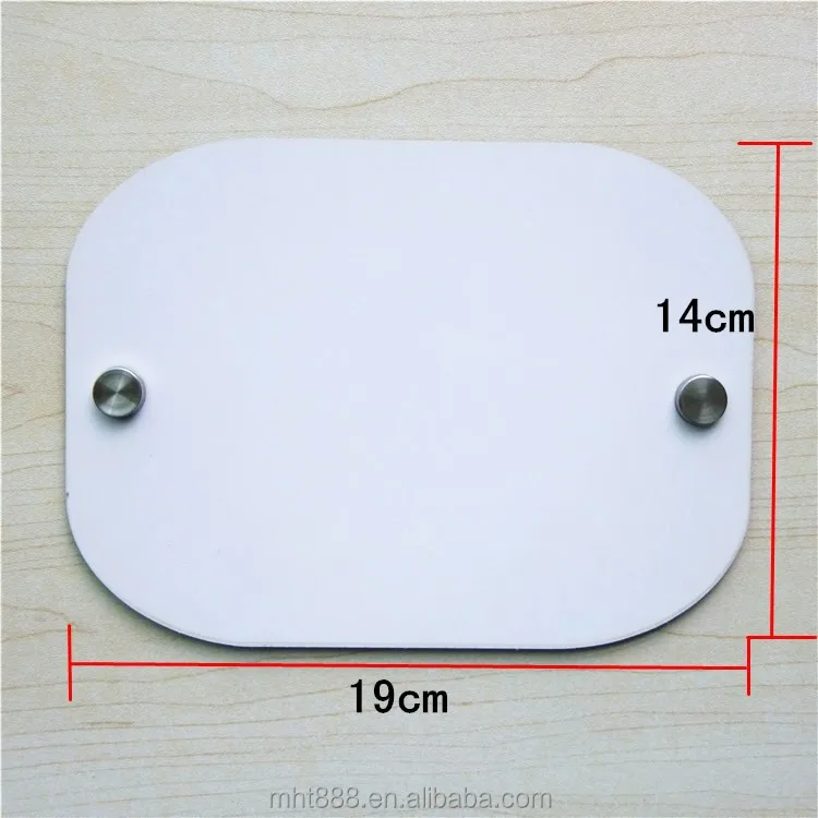 Custom personalized home decoration Wooden wall sign mdf sublimation number plate sublimation blanks christmas ornaments