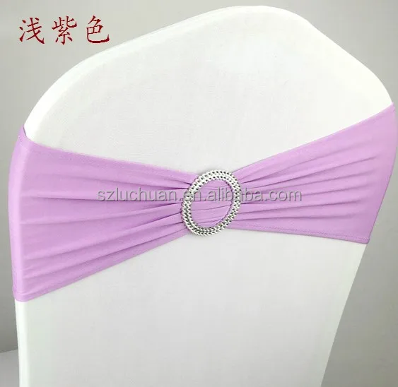 Оптовая продажа, свадебный банкет, недорогой стул из спандекса розового цвета с поясом