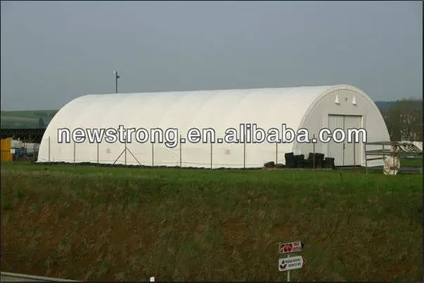 Большая купольная промышленная палатка для хранения