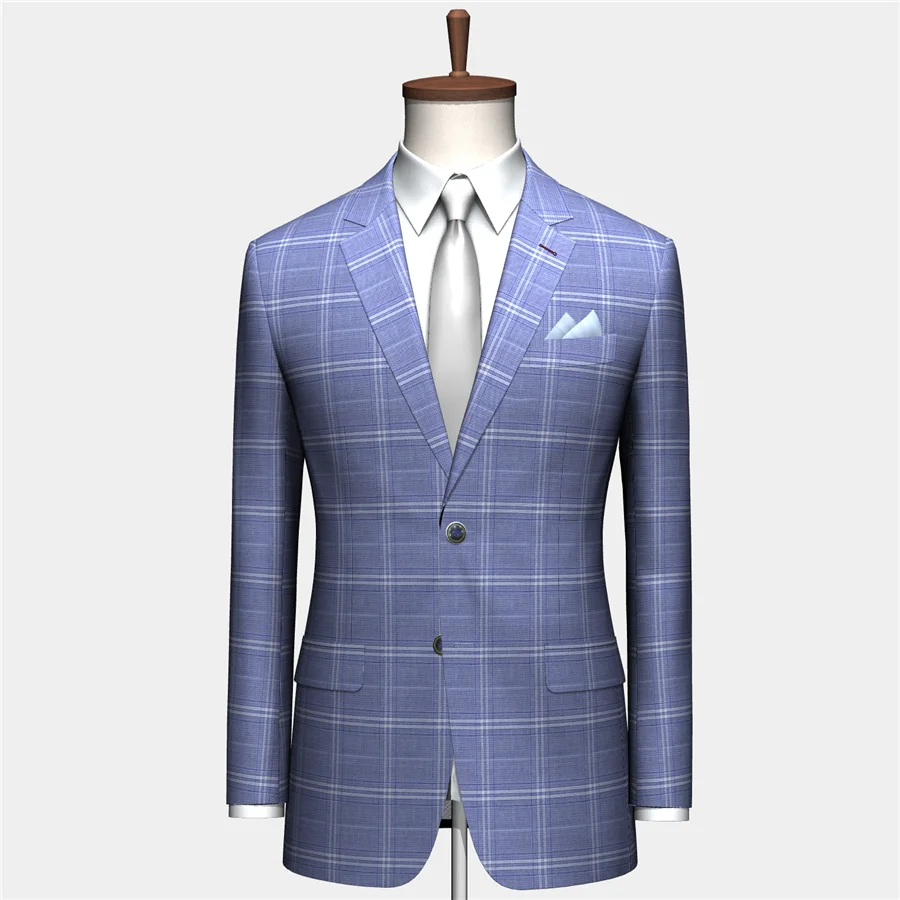 Новый полиэфирный вискоза спандекс композиционный клетчатый дизайн txnut тканая ткань подходит для мужского костюма Куртка Блейзер брюки одежда