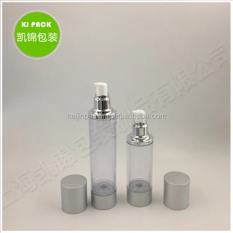 15 мл 30 мл 50 мл 100 мл Пластик алюминий косметическая Безвоздушного Бутылки крем для лица безвоздушного насоса