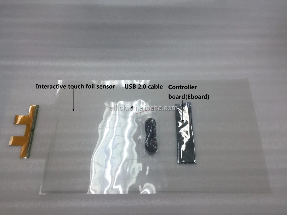 Factory Price 17 19 32 42 43 55 60 65 70 75 84 Inch capacitive touch screen foil