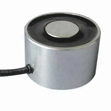 20kgs force JSP-3022 flat Electromagnet, 24V DC electromgnets, round electromagnet