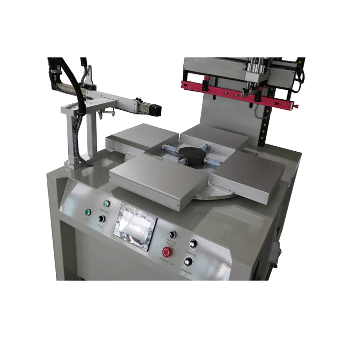 Hot Selling New Style Automatic Precision servo Screen Printing Machine Rotating Flat Robot Used Card Label Printer Used