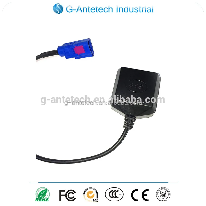 China supplier high quality jvc kw-nt1 gps magnet antenna gps beidou l1 l2 with RG174 cable 3Meter