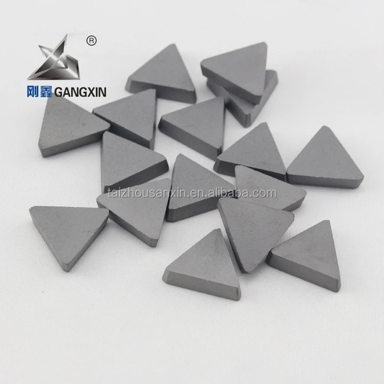 YT15/YT5 carbide tips ISO certificate1/2,3/4 triangle P30 carbide tips sanxin