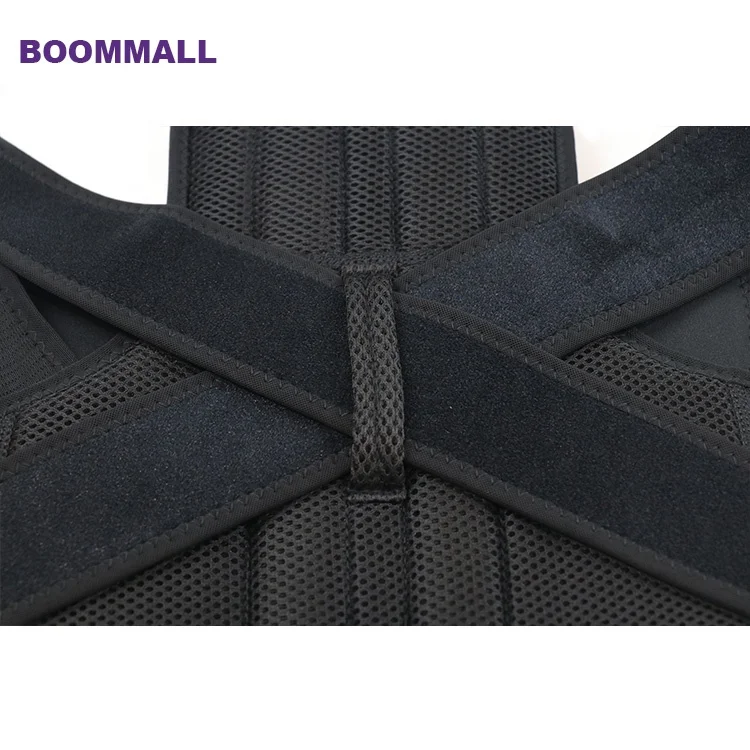 
Wholesale mesh breathable adjustable belt custom logo shoulder back posture corrector clavial brace trainer clavicle support 