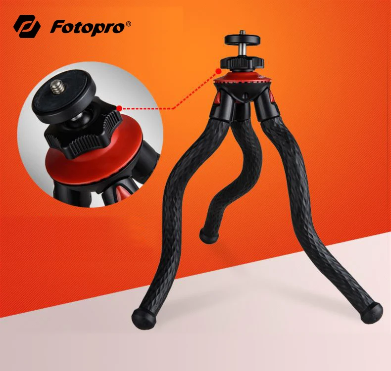 Fotopro new flexible tripod stand mini compact lightweight camera tripod