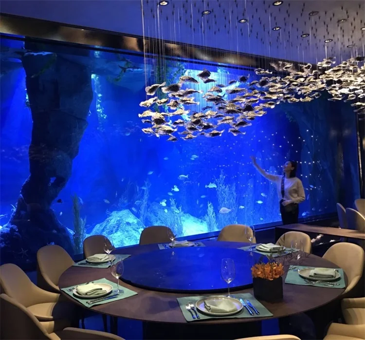 hot popular plexi glass round acrylic sheets aquarium fish tank