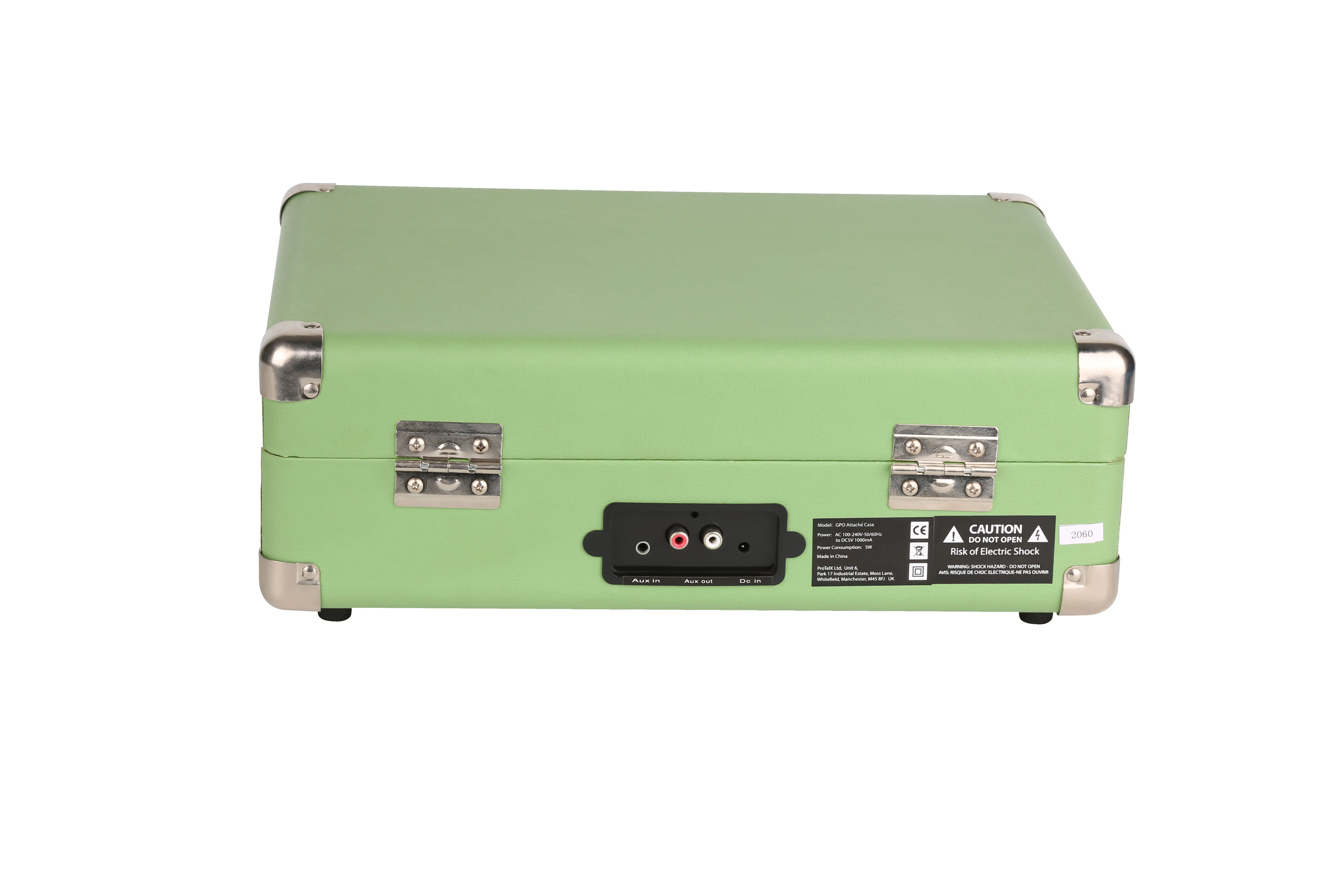 
3 Speed Record Player Suitcase with Built in Speakers/ Aux In/ AUX OUT/USB Recording /USB Playing in MP3 Format 