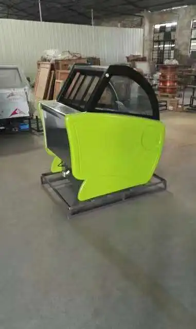 Kolice Commercial 6 Pcs Pan size 3 L Gelato Hard Ice Cream Display Freezer/ Showcase Refrigerator