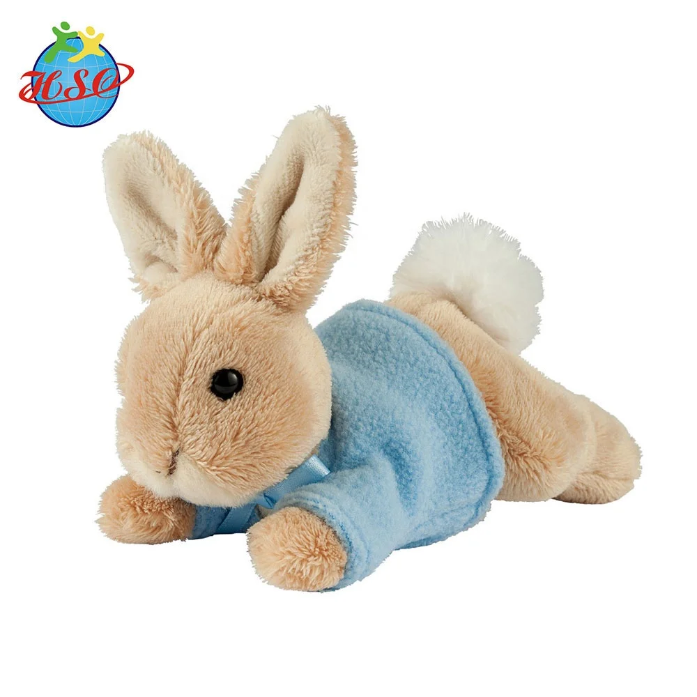 Custom Cute Baby Animal Sleeping Comfort Doll Stuffed Peter Rabbit