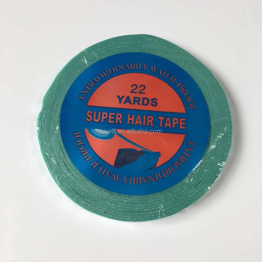 0.8cm 22 yard Lace Front Supper Hair Tape Blue Double Sided Tape For Hair Extension /Toupee/Lace Wig High Quality