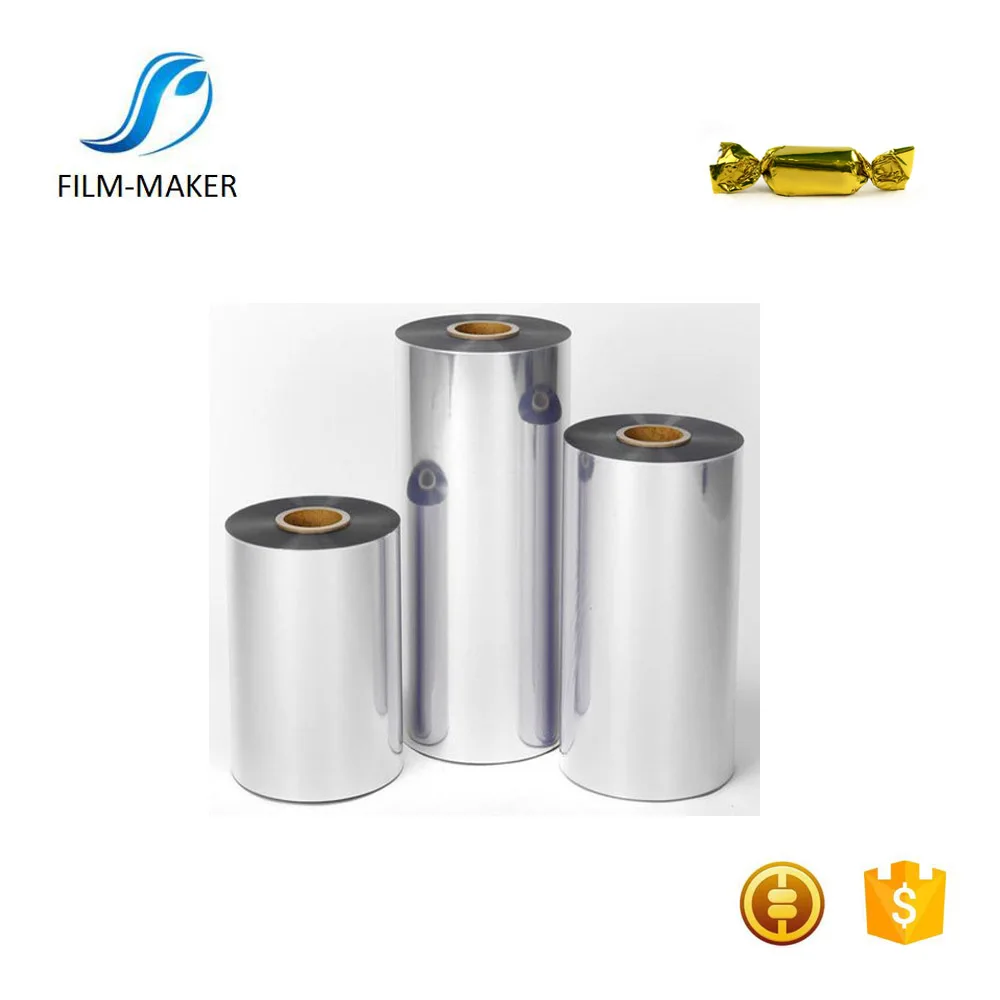Metallized Twist PVC Wrap Film With Colours