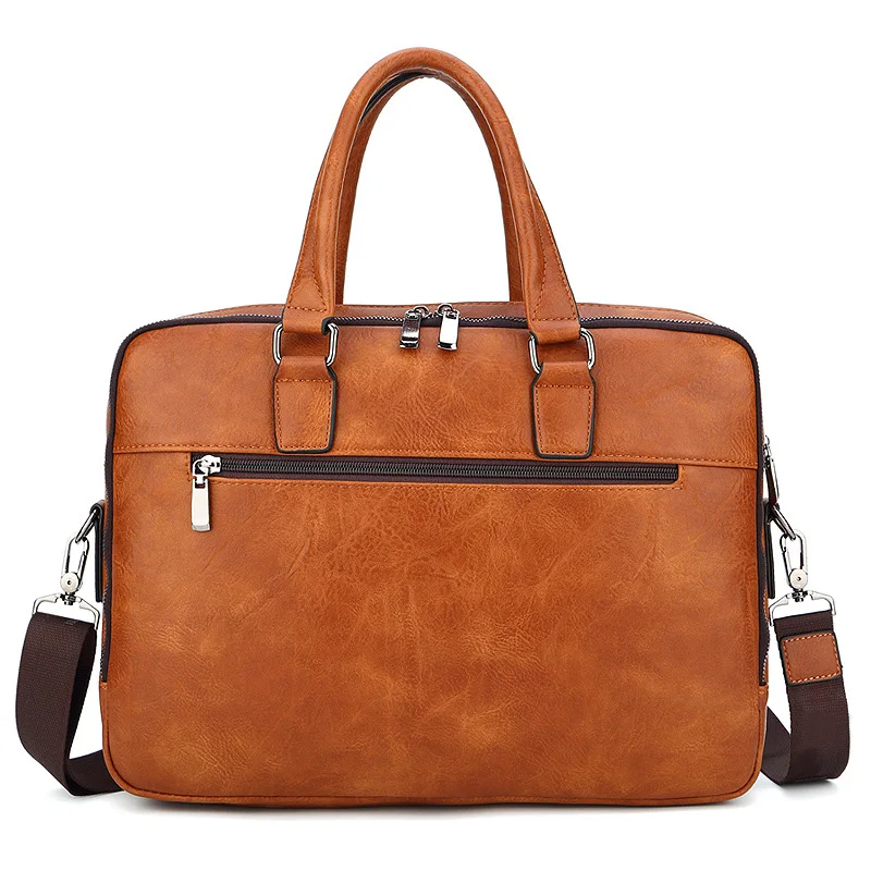 Мужской портфель TRIPMAN из искусственной кожи, модная деловая сумка для ноутбука, вместительная сумка-тоут на плечо