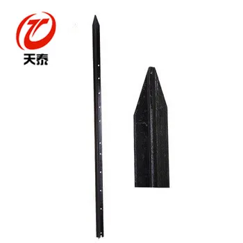 1.86kg/m New Zealand black steel Y fence post