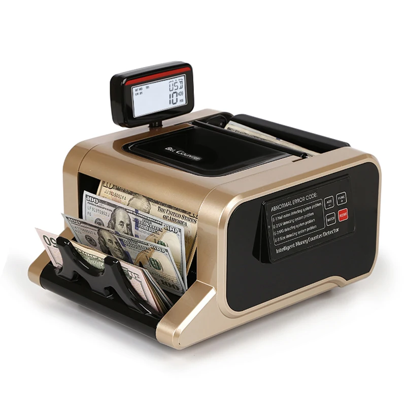 FJ08B feelteck 2 pocket banknote counting machine money counter