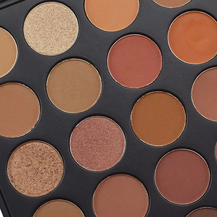 Wholesale black makeup manufacturer 35 color cheap mineral makeup palette top selling eyeshadow palette