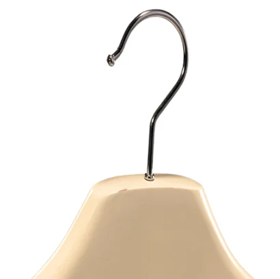 Luxury Wood Suit  Hanger with flocked Wide Shoulder