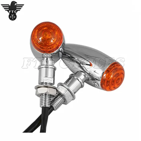 Mini Motorcycle Metal Bullet Turn signals, indicator,Bicycle Turn signal light