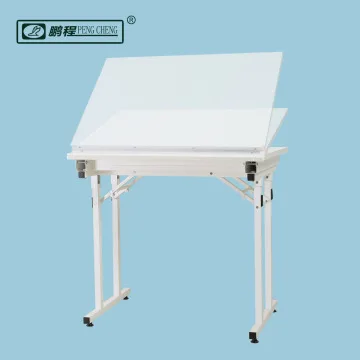 PCZ107 Folding Adjustable Drafting Drawing Table For Art Class