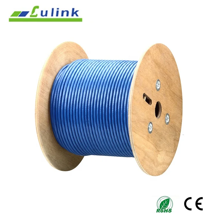 CAT6e SF/UTP Solid Bare Copper Structured Ethernet LAN Cable in 305m/1000FT Pull-out Box