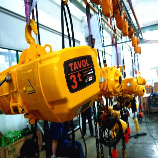 5 ton electric chain hoist used on single girder overhead crane