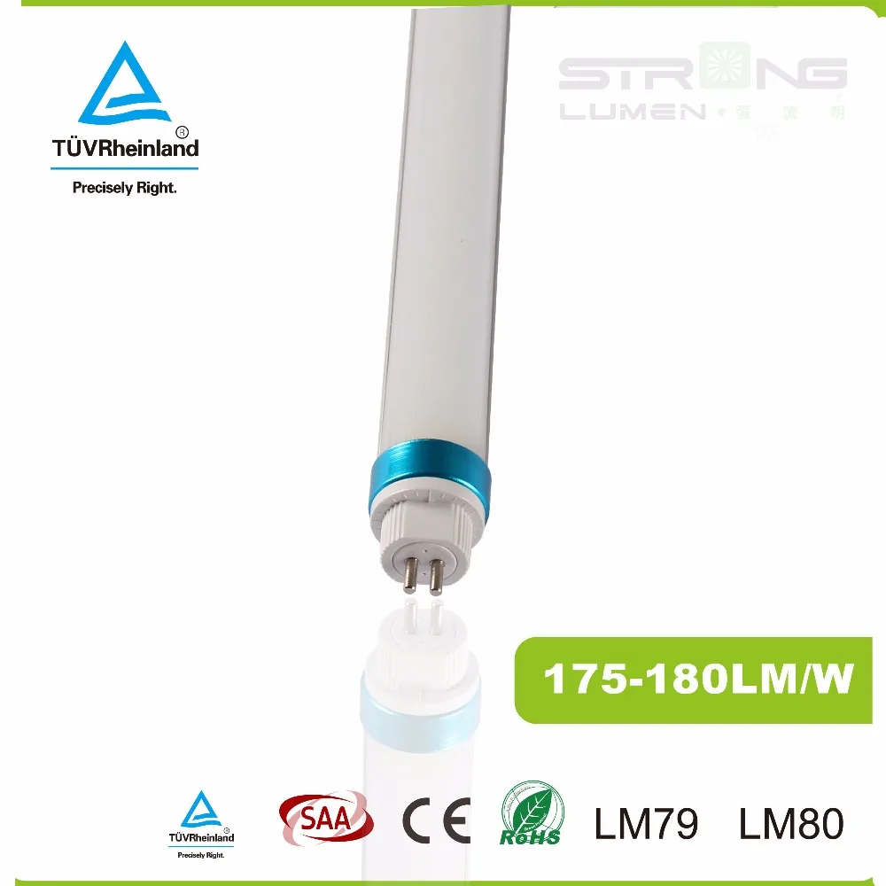 Super Lumen output 175lm/w 6w 9w 549mm 55cm t5 led tube replace t5 2x24w electronic ballast PF>0.96 Lifespan 70.000 hours