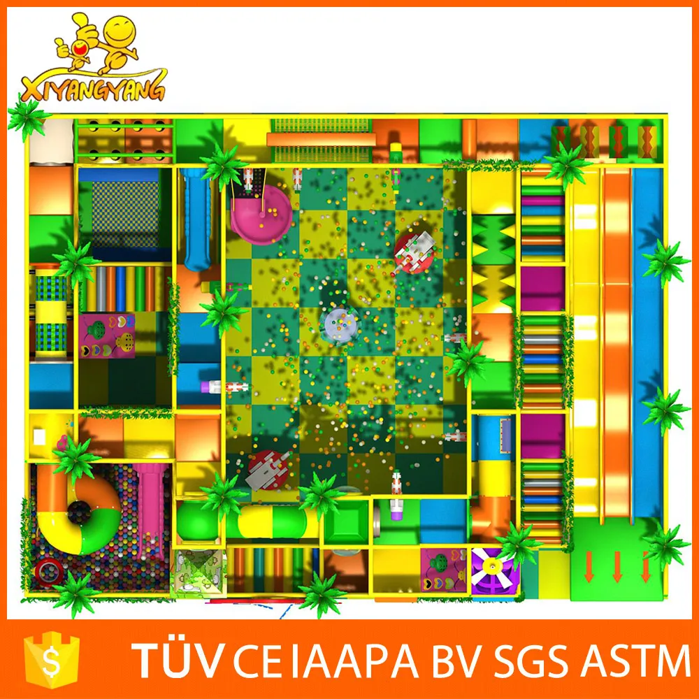 Children commercial indoor playground equipment indoor soft playground