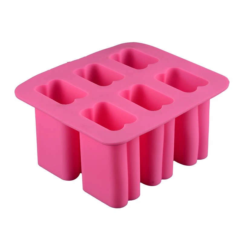 Soap Molds 6 Cavity Rectangular Silicone Hot Sale Hottest Large Cake Tools 3d Soap Molds