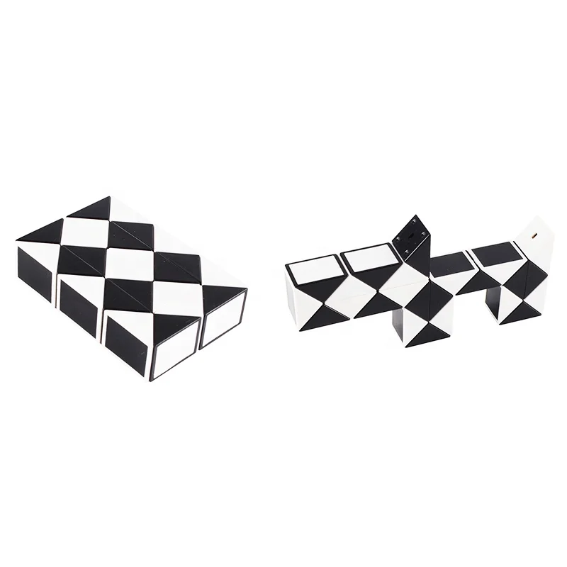 24 pcs 41.6x2.5x1.8cm intelligent puzzle toys snake cube for children