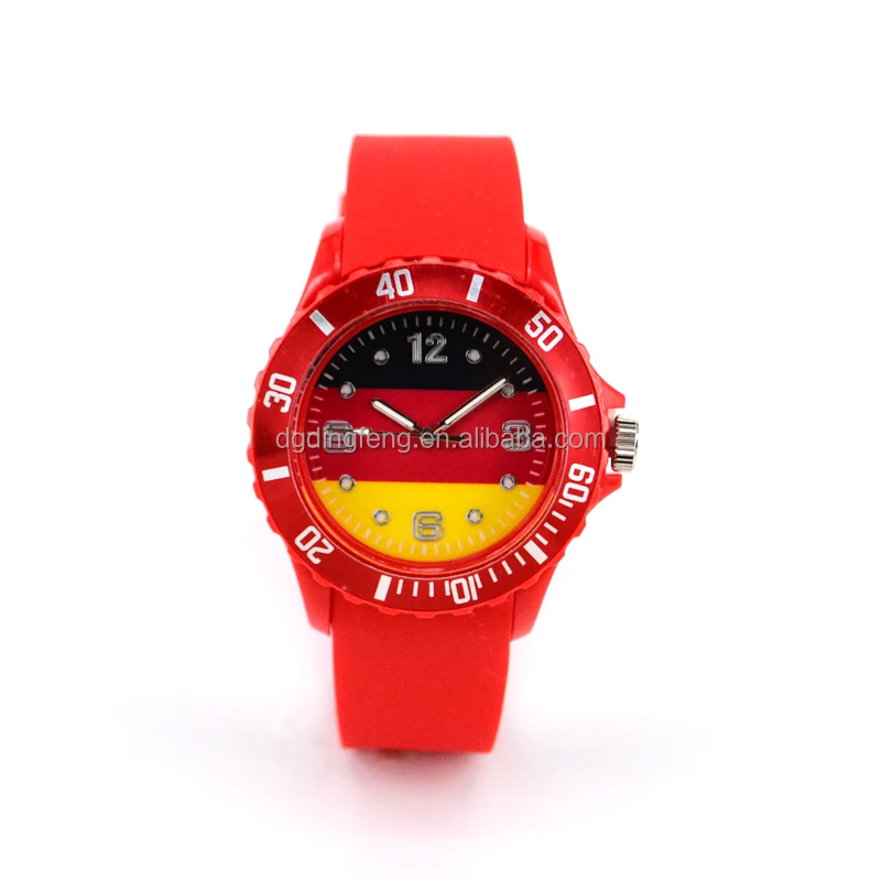 
Silicone watch for Russia world cup promotion hot sales in 2018 with possible lowest price 