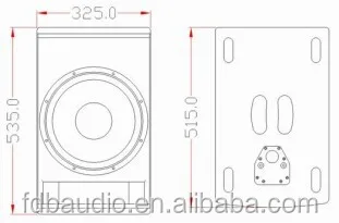 Column Speaker cabinet