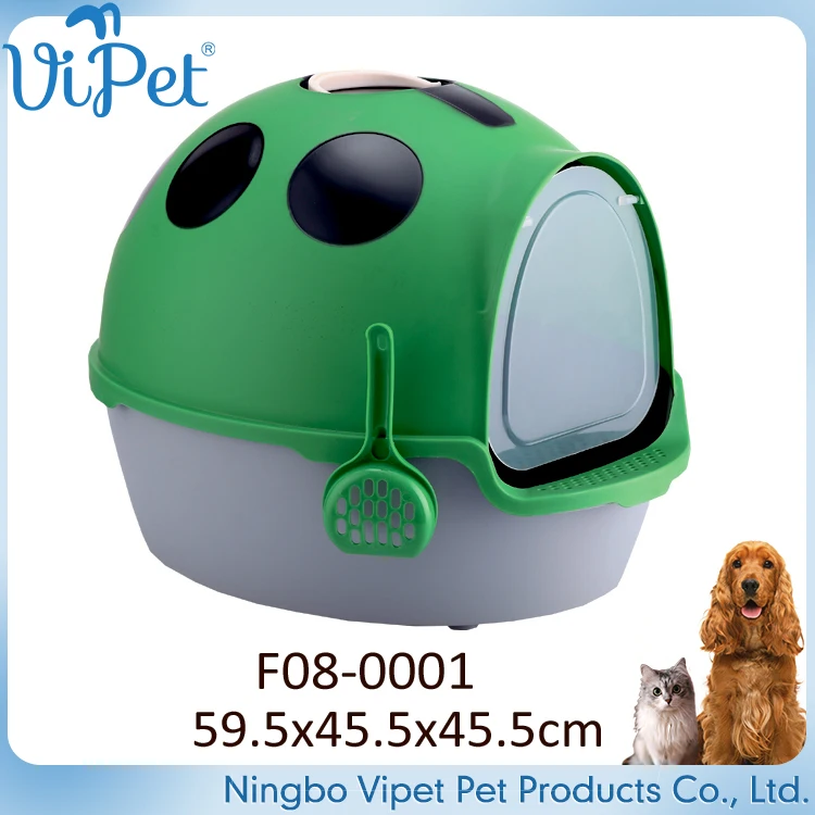 
Good Quality Sell Well Semi-enclosed Skylight Cat Pet Toilet Tray Pet Toilet House 
