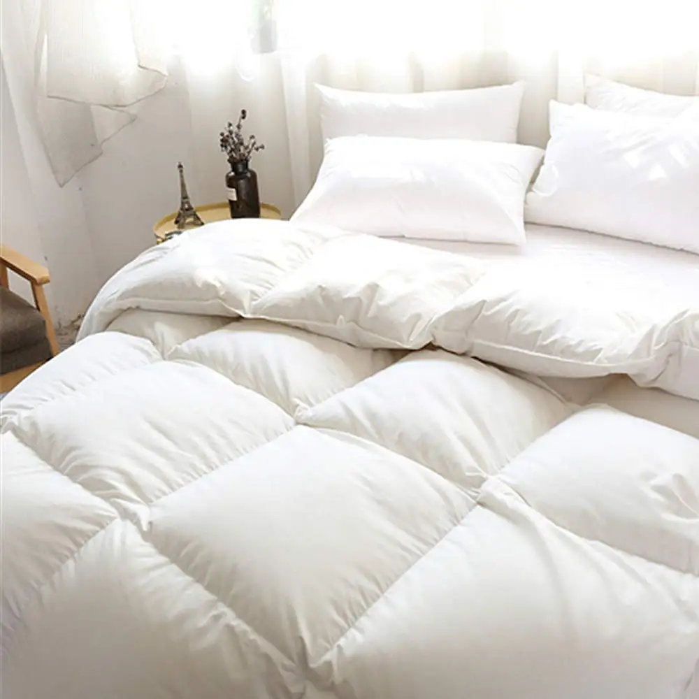 China Supplier Hotel 100% Cotton Bedding Comforter quilt Luxury Bedroom  Down Duvet