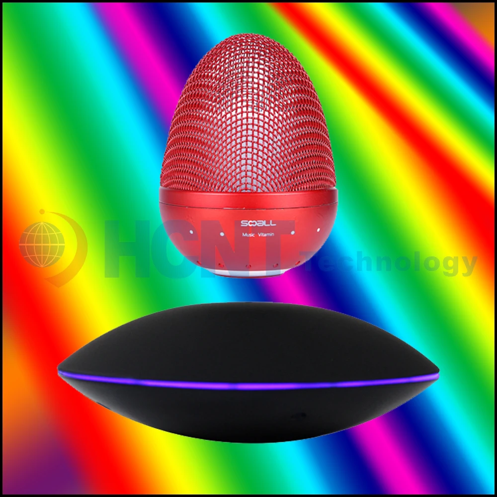 Лучшее качество touch key светодиодные ротари maglev Левитации bluetooth динамик