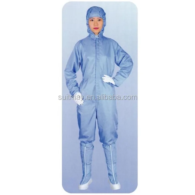 ESD Cleanroom Coveralls Anti-Static Garment