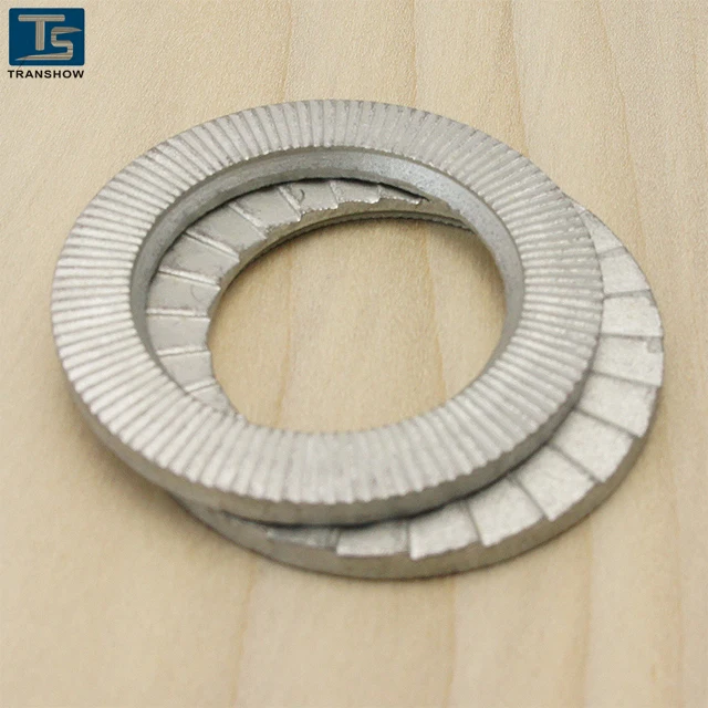 DIN25201 Double Fold Self Locking Wedge Lock Washers Both Springs Steels and SS316L Stainless Steels In-Stock