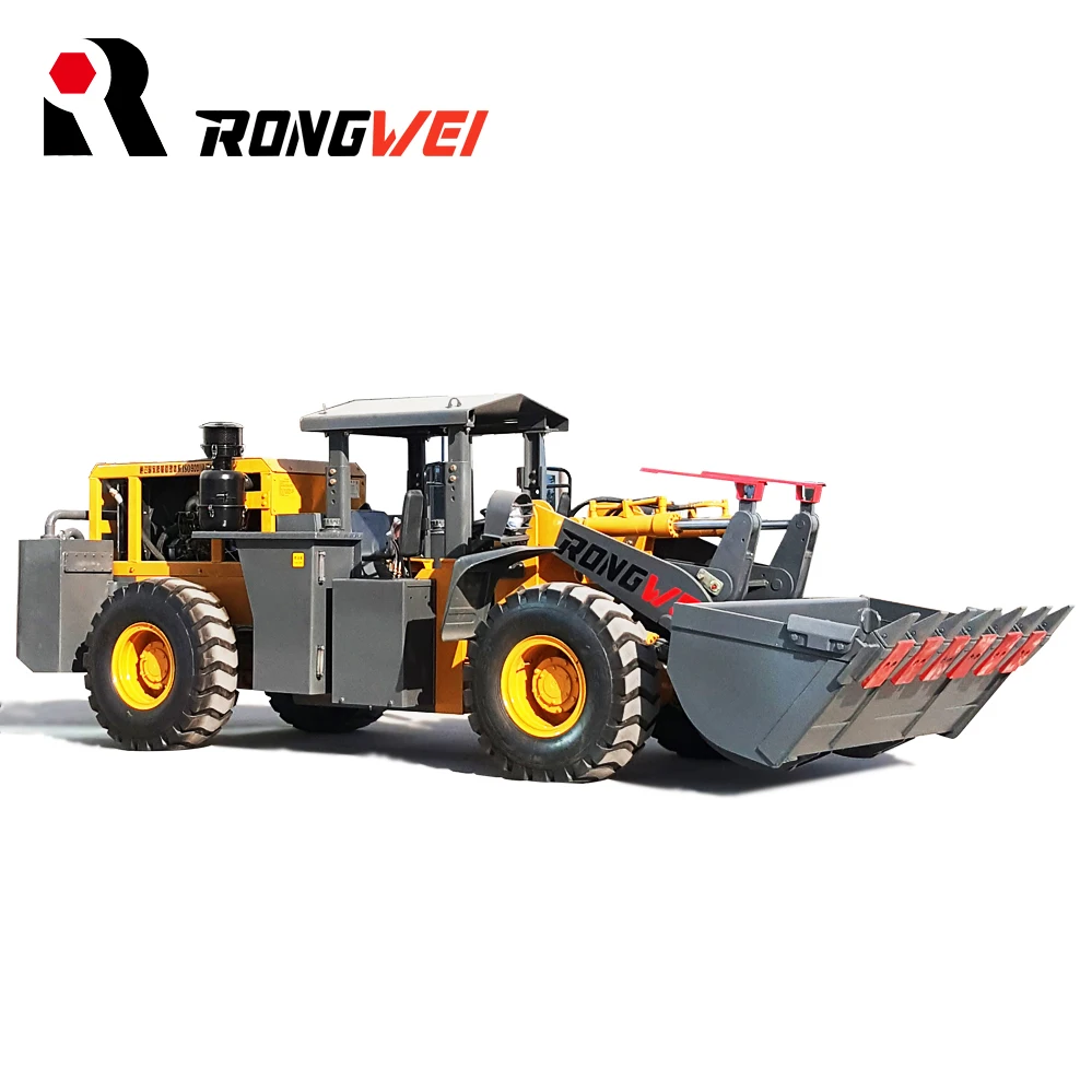 Мини-колесный погрузчик 4WD, фронтальный погрузчик, специальный погрузчик для угольной шахты