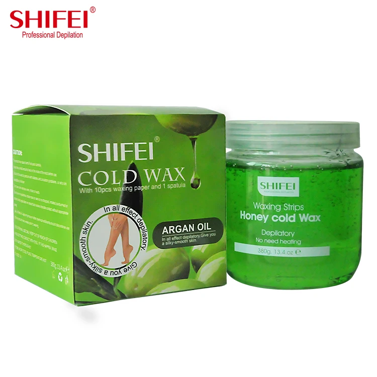 Organic 100% natural sugaring paste hair removal cold wax with depilatory paper