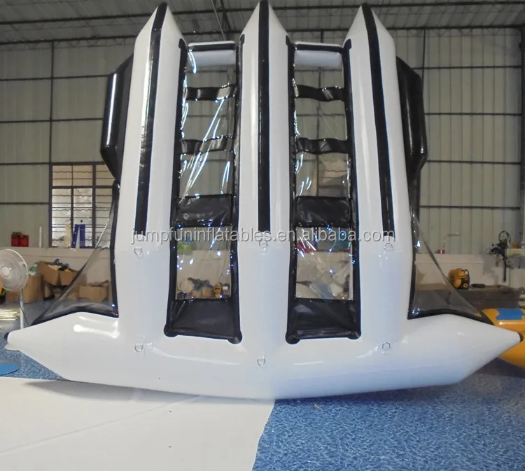 9 seats clear high quality inflate flyfish banana boat 2023 sale DISCOUNT