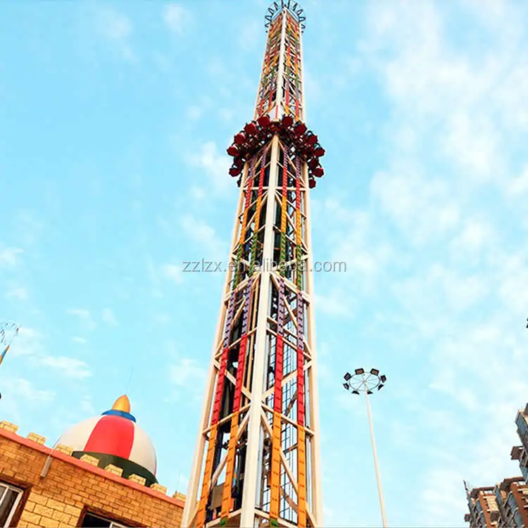 Тематический парк funfair оборудование привлечь гироскопа падение башни аттракционы для продажи