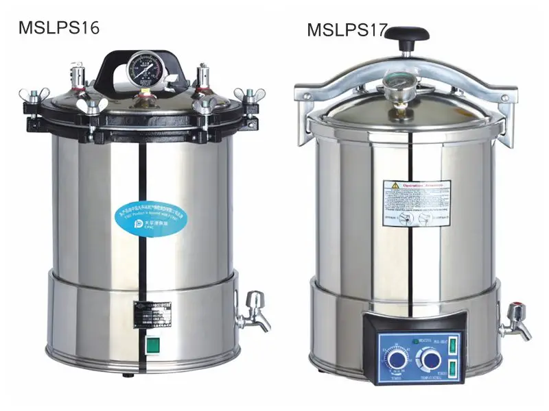 Portable pressure steam sterilizer autoclave price / Electric or heated horizontal steam sterilizer