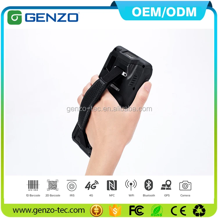 
6 inch gsm mobile terminal Windows mobile pda with GPS 1D 2D Barcode Scanner RFID 