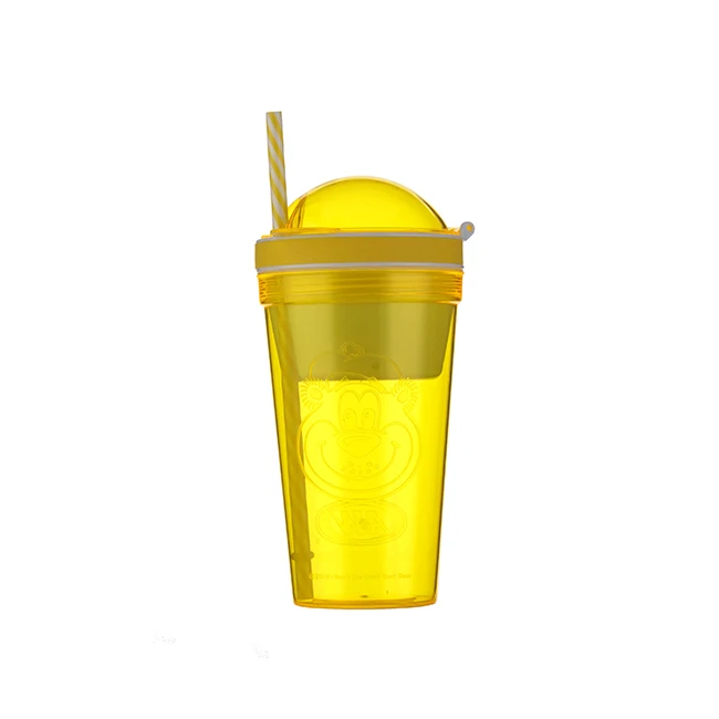 New style acrylic tumbler lid snack plastic mug with low price