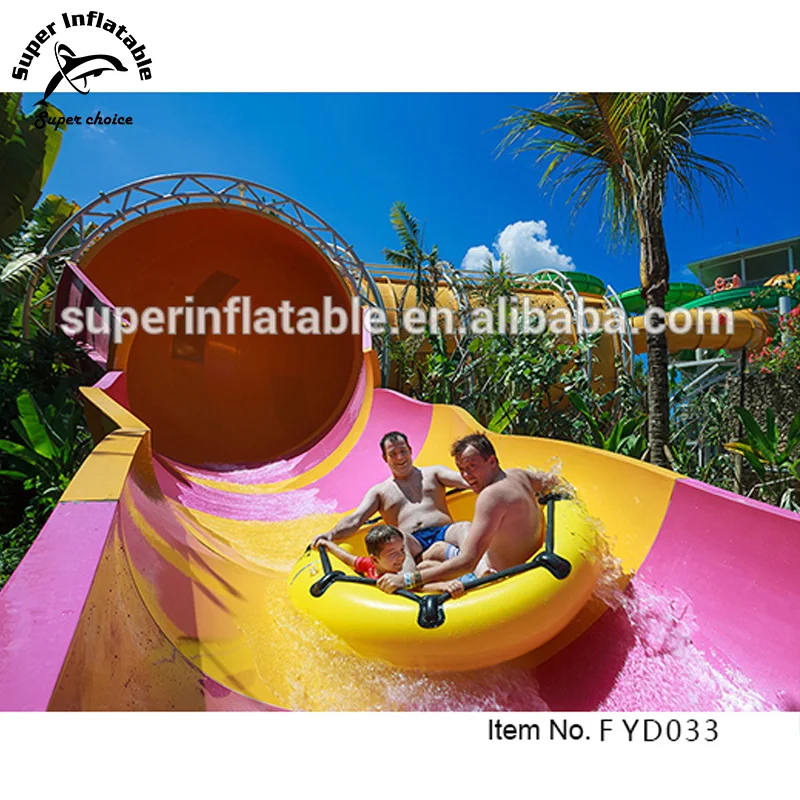 Custom 4-6 Person Heavy duty Inflatable water park ride wave surf round tube