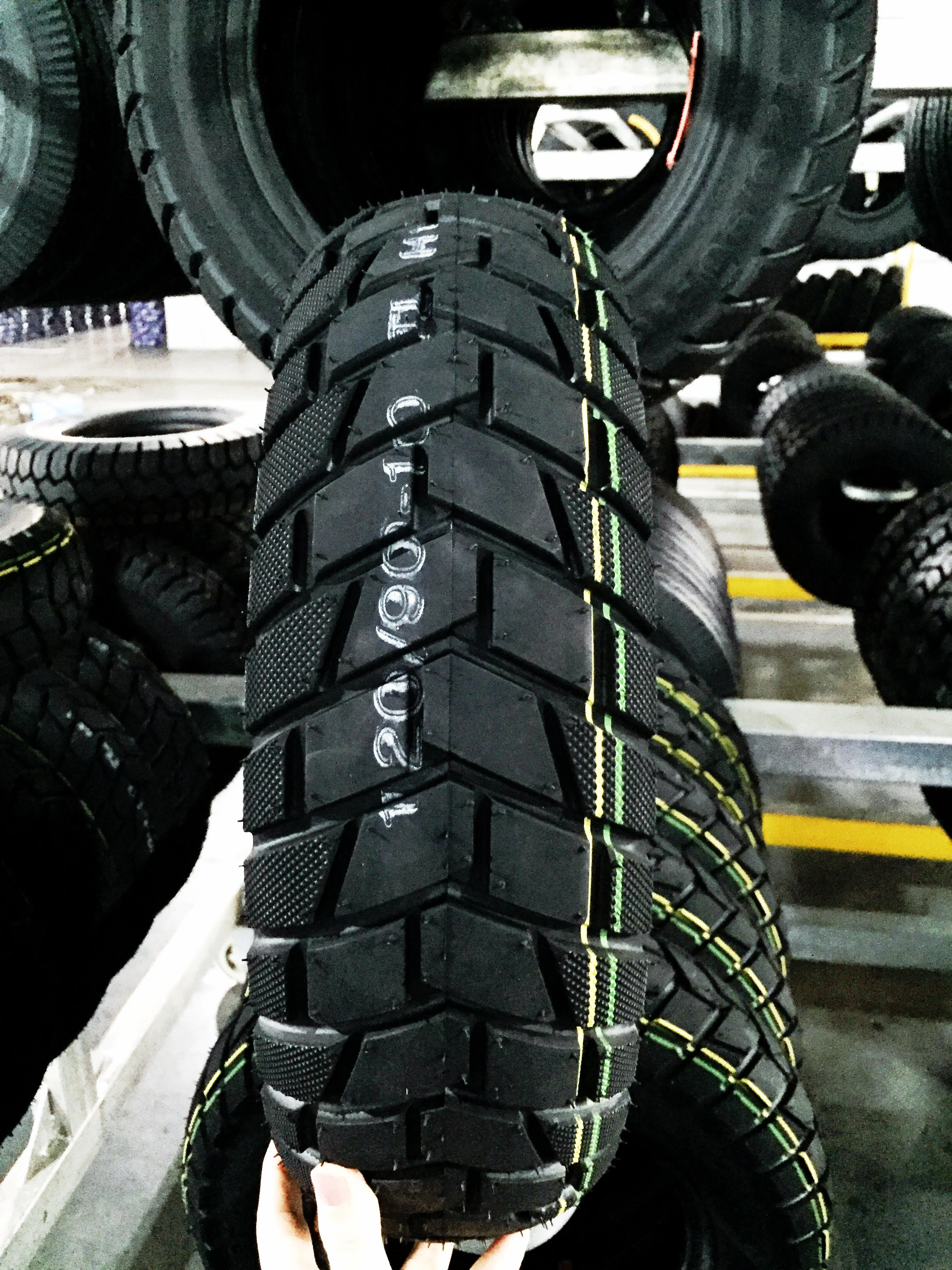 
tubeless 120/90-10 6PR 8PR Chinese manufacturer scooter tire 